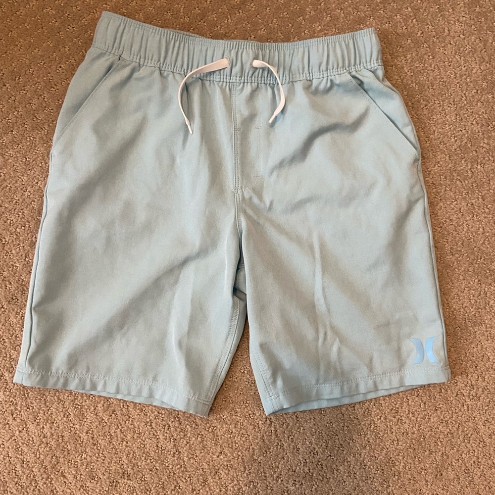 Hurley Aqua Blue Shorts with Logo